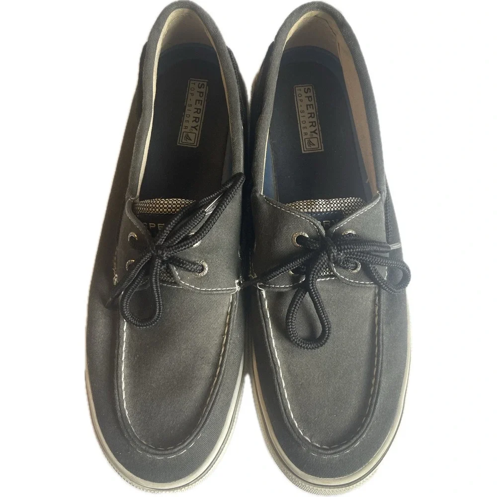 Sperry Top-Sider Men's Navy Canvas Boat Shoes US 11 Breathable Comfort